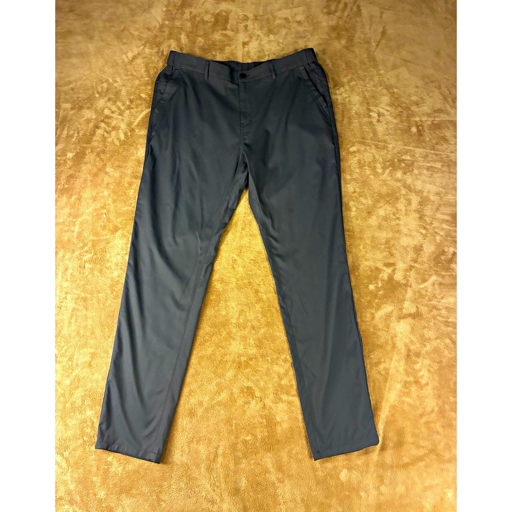 Jack Archer Mens Pants 36x34* Charcoal Gray Slim Tapered Chino Performance Tech